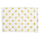 Search for gold dots pillowcases Pattern