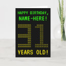 Search for 31 birthday cards 31 years old