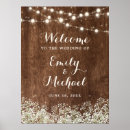 Search for rustic wood wedding signs Baby's breath