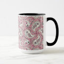 Search for pink paisley mugs Floral