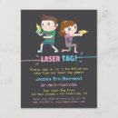 Search for girls laser tag invitations Boy