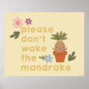 Recherche de mandragore posters Poudlard