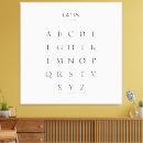 Search for alphabet canvas prints Language