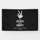 Search for funny halloween banners Black and white