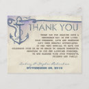 Search for anchor wedding thank you cards Beach