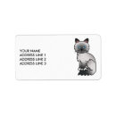 Search for ragdoll cat return address labels Kitty