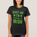 Search for kiss me tshirts Modern