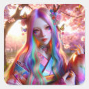 Search for ethereal stickers Beautiful woman