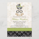 Search for lime green baby shower invitations Damask