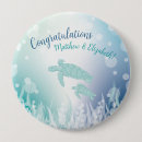 Recherche de tortue mignonne badges Océan
