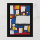 Recherche de mondrian cartes postales Peinture
