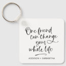 Search for friend for life keychains Modern
