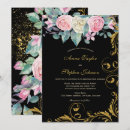 Search for black green gold wedding invitations Script