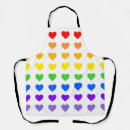 Search for pride rainbow aprons Heart
