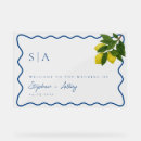 Search for lemon wedding signs Greenery