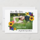 Search for sunflower wedding save the dates Burgundy