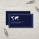 Search for world map business cards Modern