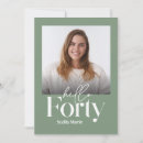 Search for 40th birthday invitations Minimal