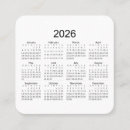 Search for calendar business cards Minimalist