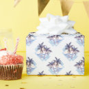 Recherche de motif palmier papier cadeau Océan