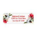 Search for coral wedding return address labels Elegant