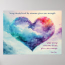 Search for colorful hearts posters Inspirational quote