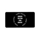 Search for blank black labels Your image here