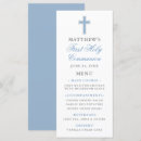 Search for communion menus First holy communion