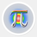 Search for round pi stickers Greek