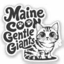 Search for maine coon cat stickers Kitten