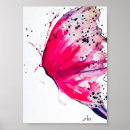 Search for abstract butterflies posters Pink