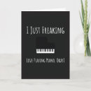 Search for funny musician cards Pianist
