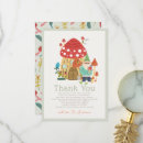 Search for gnome thank you cards Mushroom