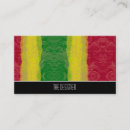 Recherche de vert jaune cartes visite Rayures