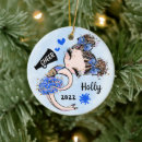 Search for cheerleader ornaments Girl