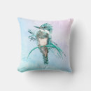 Search for kingfisher pillows Watercolor