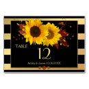 Search for sunflower numbers table cards Fall