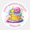 Search for whimsical birthday cake stickers For kids
