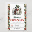 Search for snowman seasonal invitations Elegant