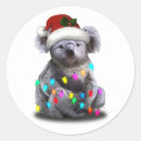 Recherche de koala noël autocollants Australie
