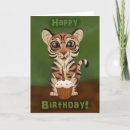 Search for cute tiger birthday cards Animals