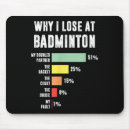 Recherche de pourquoi tapis souris Joueur de badminton