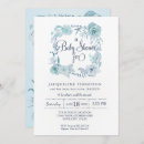 Recherche de navy blue baby shower invitations Botanique