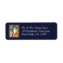 Search for st nicholas return address labels Reindeer