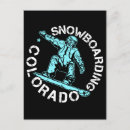 Recherche de snowboard cartes postales Hiver