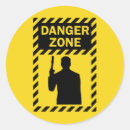 Search for danger sign stickers Beware