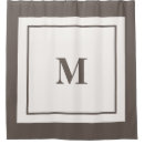 Search for brown striped shower curtains Monogrammed