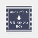 Search for navy blue and white stripes napkins Sailing