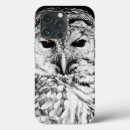 Search for black owl iphone cases Black and white