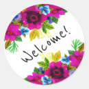 Search for beautiful watercolor flowers stickers Green